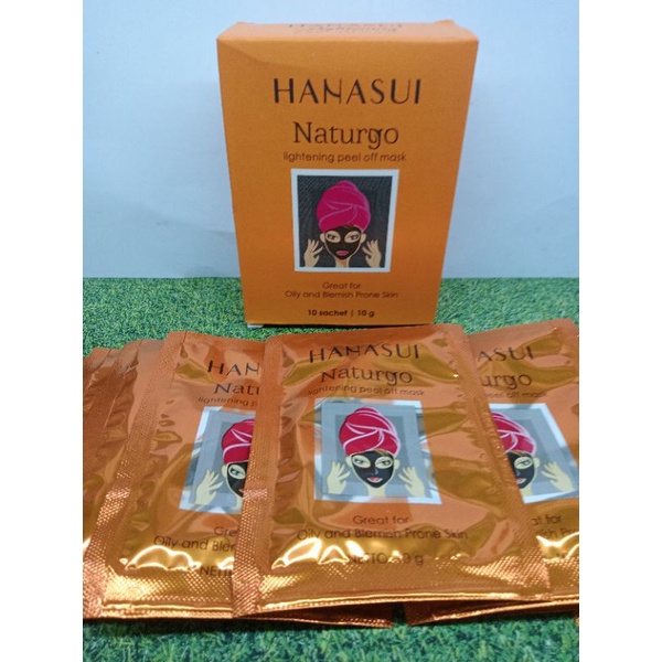 MASKER NATURGO HANASUI // PERBOK ISI 10 SACHET