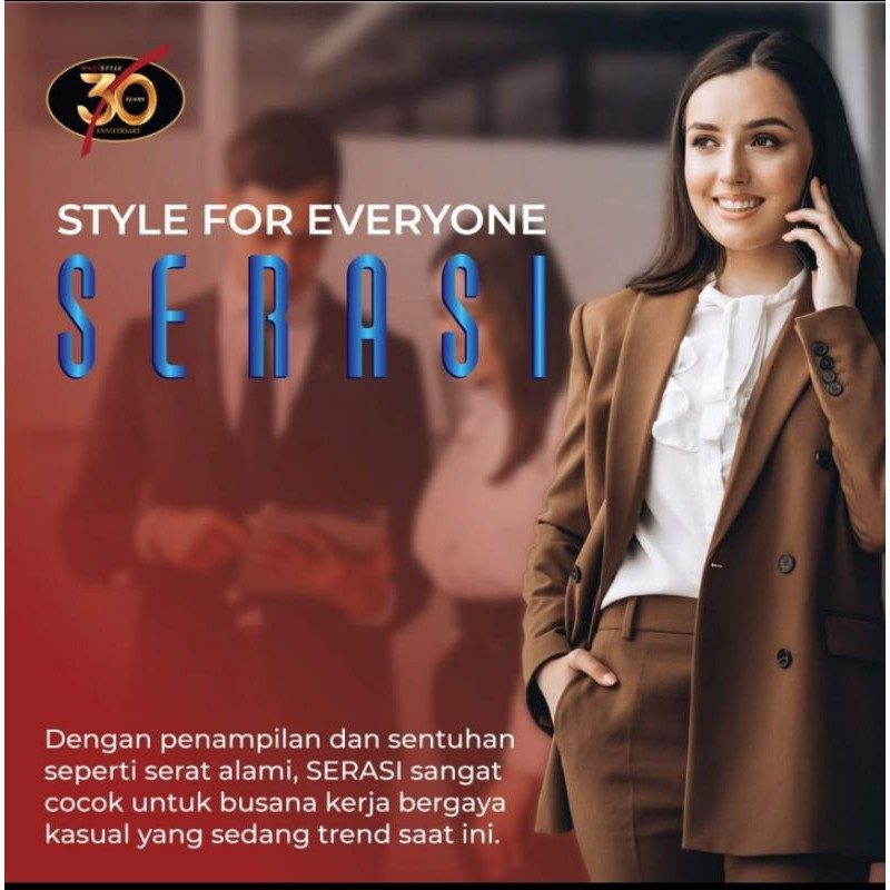 Kain serasi bahan seragam kantor pemda mahkamah agung rumah sakit sekolah polisi jasket almamater