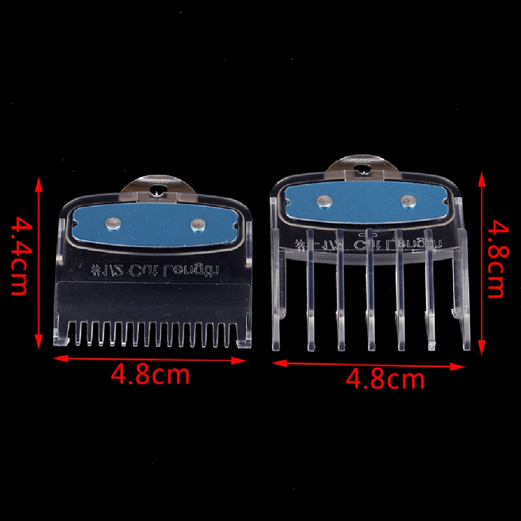 {whitebright3.id} 1.5mm+4.5 mm Hair Clipper Guide Comb Set Pengaman Standar Pasang Bagian Trimmer,