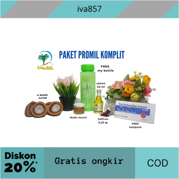 

PROMO Buah Zuriat Paket Promil Komplit GRATIS ONGKIR