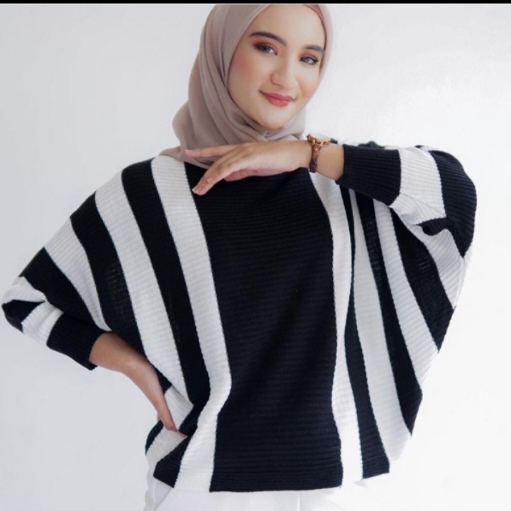 ZEBRA BATWING POLET RAJUT