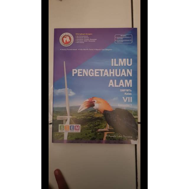 Buku PR IPA kelas 7 semester 1 revisi intan pariwara