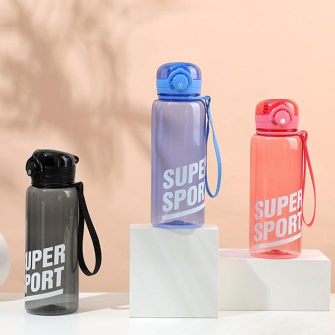 MINISO Botol Bouncing Tritan Dengan Tali Cangkir Minum Botol 700ml