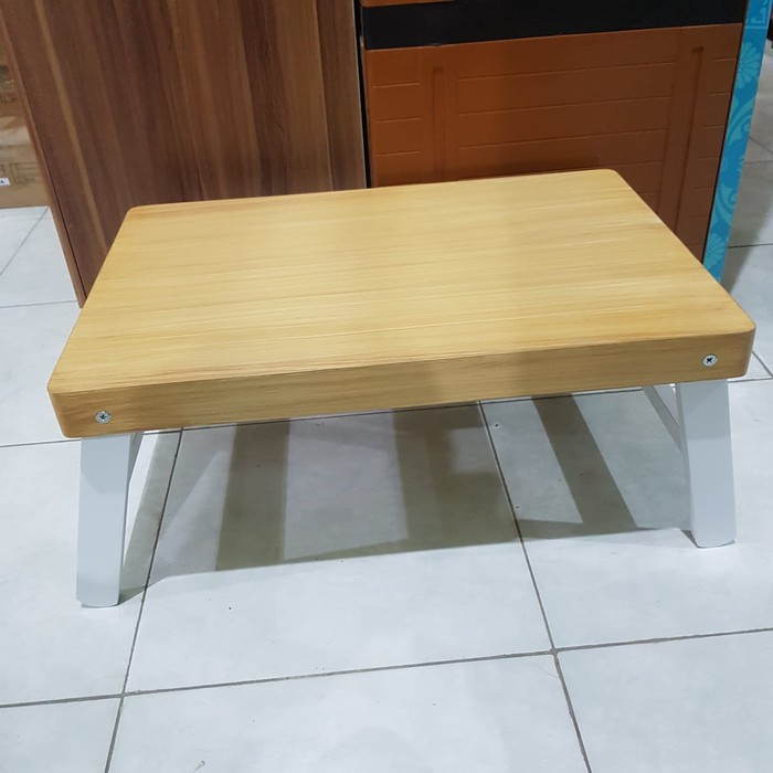 Meja laptop lipat kayu lesehan / Meja laptop anak / meja lipat lesehan karakter