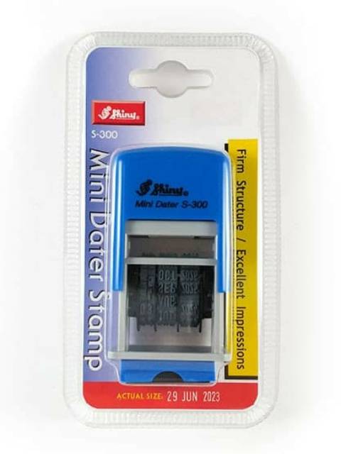 

RB Stempel Tanggal / Dater Otomatis Shiny S300 S 300 ( Mini Dater Stamp )