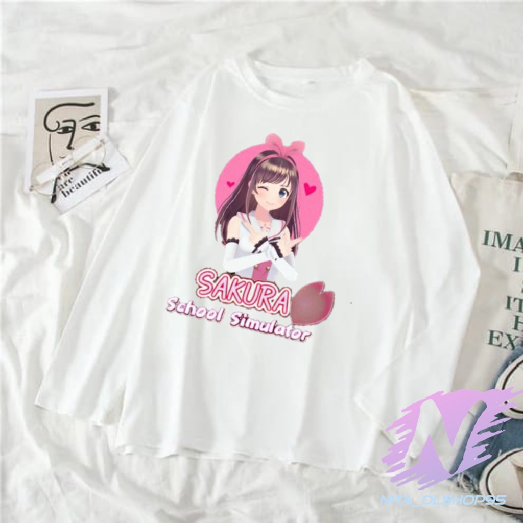 sakura school simulator terbaru baju kaos anak sakura school simulator lengan panjang