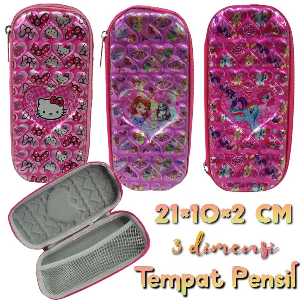

Tempat Pensil Anak 3D / Tempat Pensil Anak Perempuan