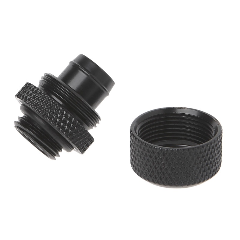 Bt G1/4 &quot;Soft Tube Compression Fitting Untuk 3per8&quot; ID X1 /2 &quot;Komputer Sistem Pendingin Air Cepat Kencang Melalui Lurus Jo