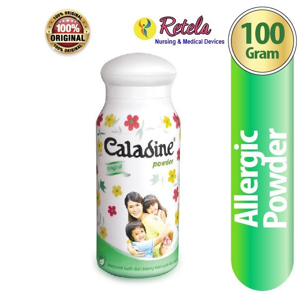 Caladine Powder 100g Bedak Gatal Alergi Bedak Antiseptik Bedak Badan Shopee Indonesia