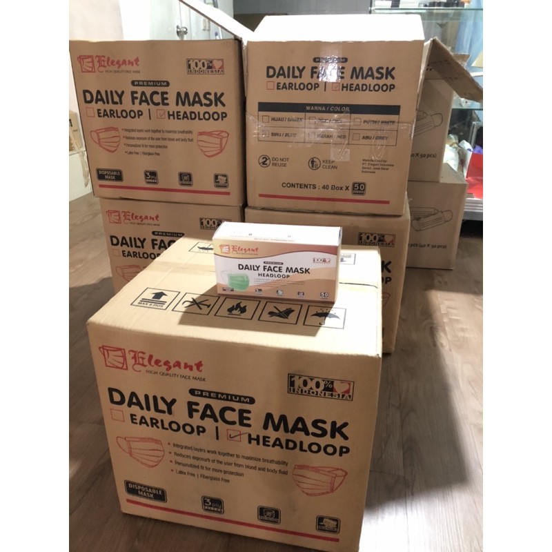 Masker Hijab elegan 3 play
