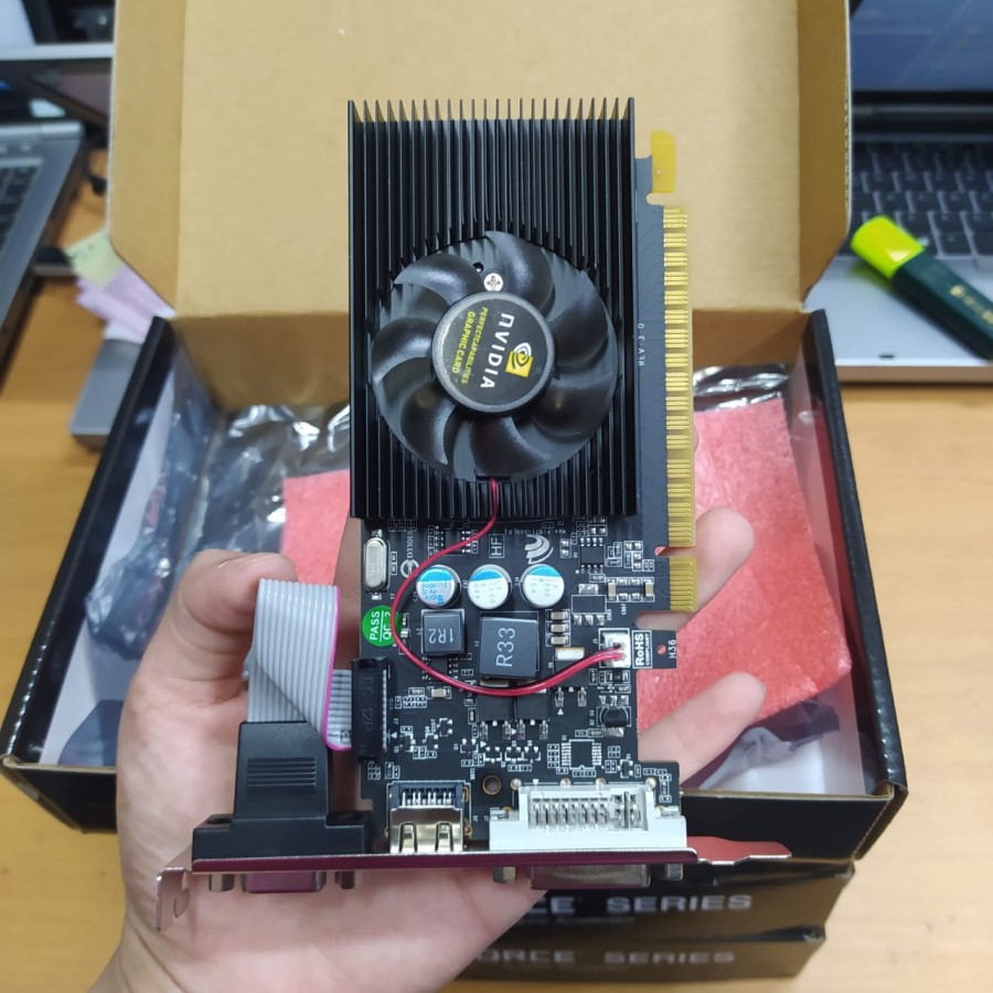 VGA CARD GEFORCE PCI XPRESS GT-220 1GB - 128BIT SISTEM VGA GARANSI 1 TAHUN MURAH MERIAH