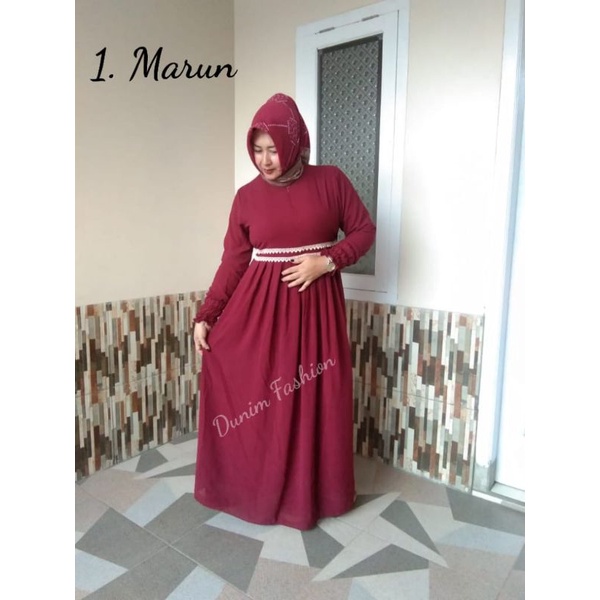 Gamis Ceruty babydoll full puring
