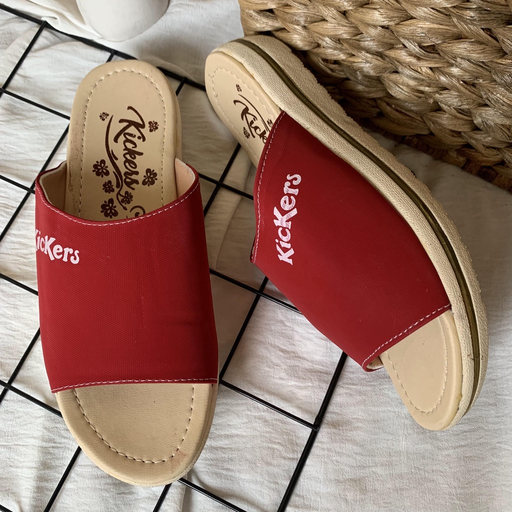 sandal SLOP1 6 SENDAL WANITA cewek terlaris TERMURAH kampus kece populer trandy Sendal Wedges Wanita hak 5 cm Sandal Ibu Sandal Pesta Sandal Kondangan Wedges Wanita Sandal Selop / Slop Hak Tinggi Casual Murah