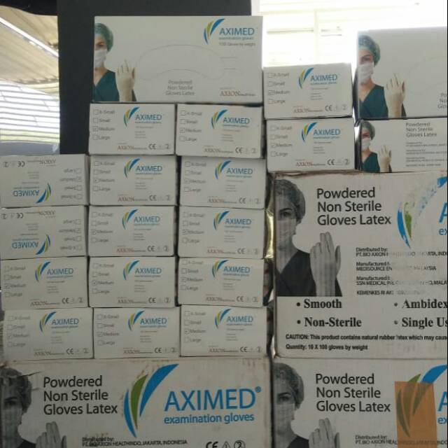 Sarung tangan Latex aximed