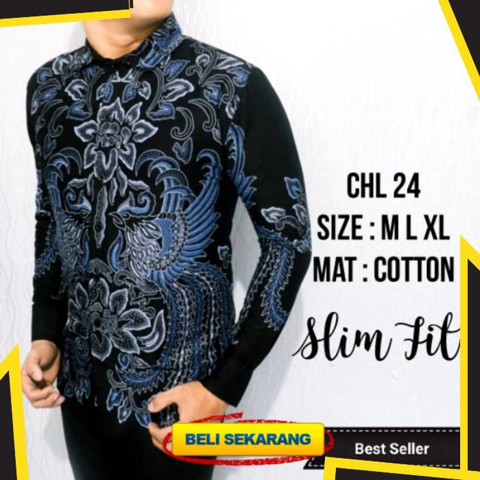 POCHL24 KEMEJA BATIK PRIA BEST SELLER