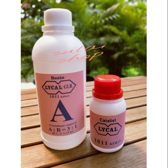 

RESIN KERAS LYCAL 1011 + CATALYST BENING 500 GR