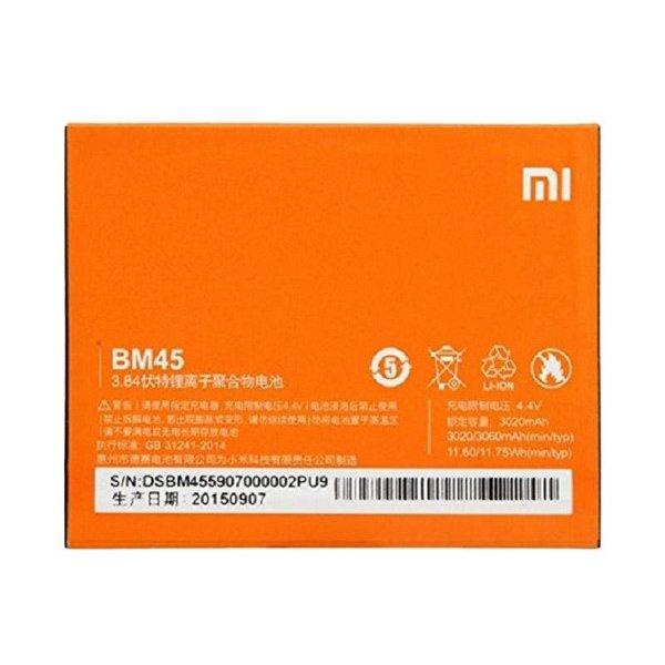 Baterai Xiaomi Redmi Note 2 BM45 Original New