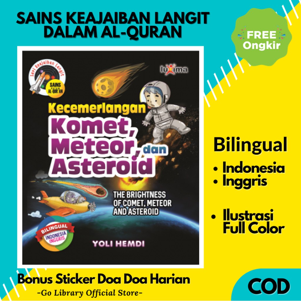 Buku Anak Islami Sains Keajaiban Langit Dalam Al Qur An Kecemerlangan Komet Meteor Asteroid Shopee Indonesia