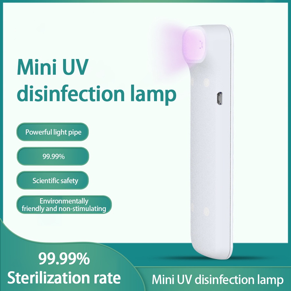 Lampu Led Uvc Disinfeksi / Sterilisasi / Pembasmi Kuman Genggam Portable