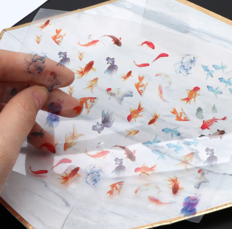 Moonlight&quot; 3D Goldfish Clear Film Resin DIY Fillers Water-Like Painting Jewelry Making Tool