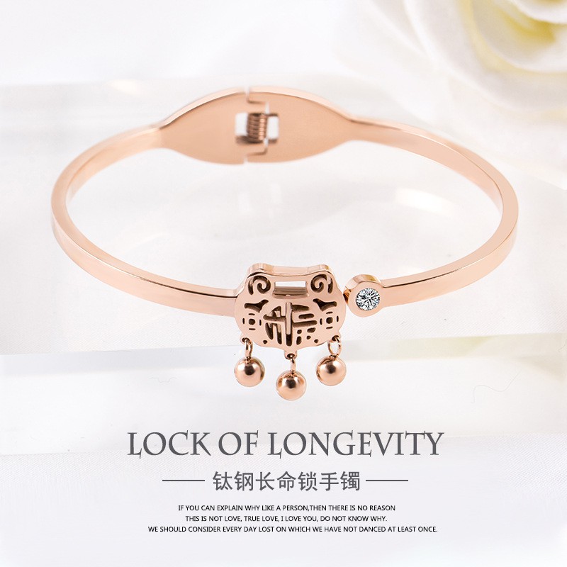 Gelang Bangle Kodok Katak Titanium Korea Style Wanita Anti Karat - ercassia