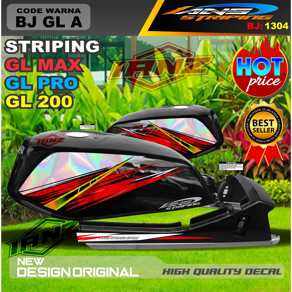 STRIPING GL MAX HOLOGRAM / STRIPING GL 2000 VARIASI HOLOGRAM / STRIPING GL MAX HOLOGRAM