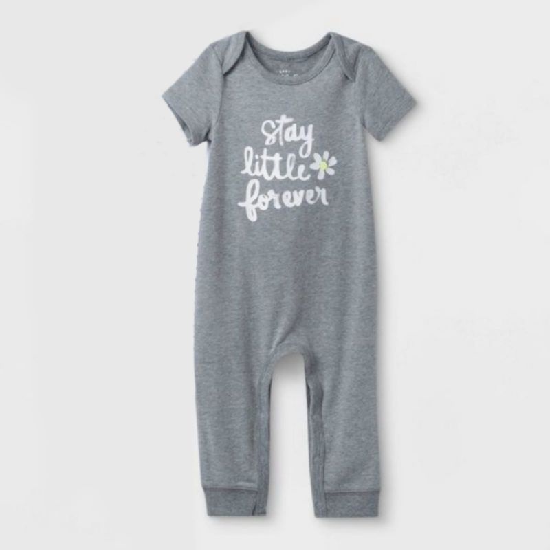 jumpsuit bayi perempuan cat&jack-Grey stay little