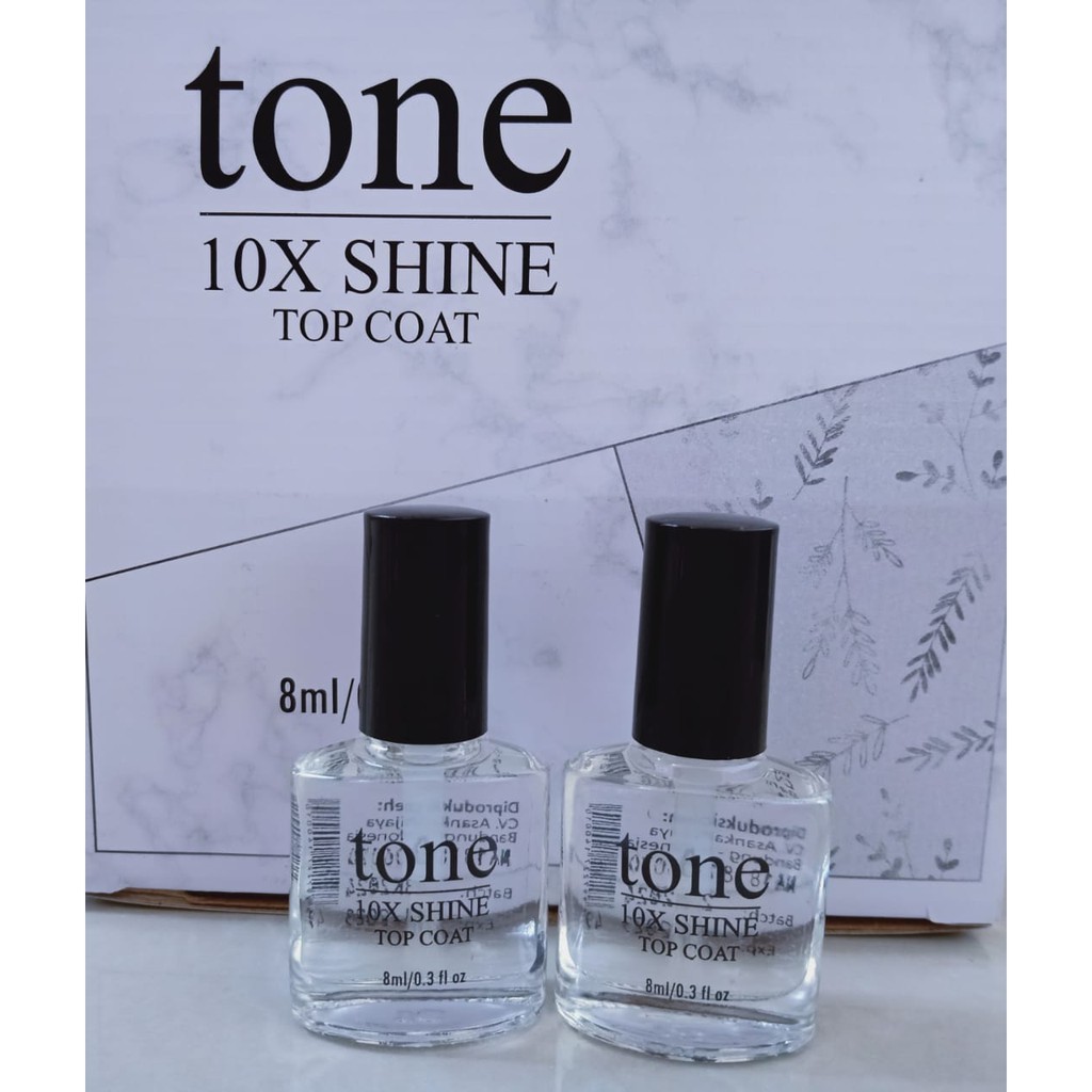 Top Coat Nail Tone Halal 8ml | Top Coat Cat Kuku