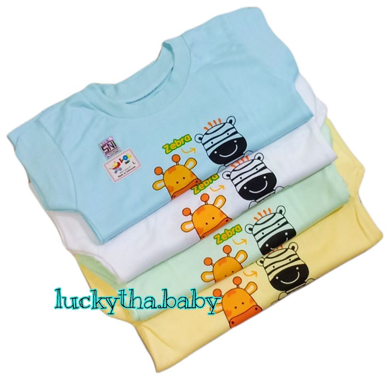 3pcs_oblong kaos baby warna IOL sablon s.m.l.xl/ kaos bayi murah/ oblong iol sablon