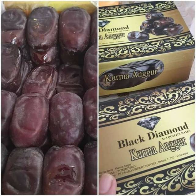 

KURMA ANGGUR BLACK DIAMOND 1 dus x 12 KOTAK 600 GR