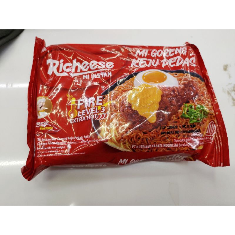 

mie richeese level 3 viral isi 3 pcs