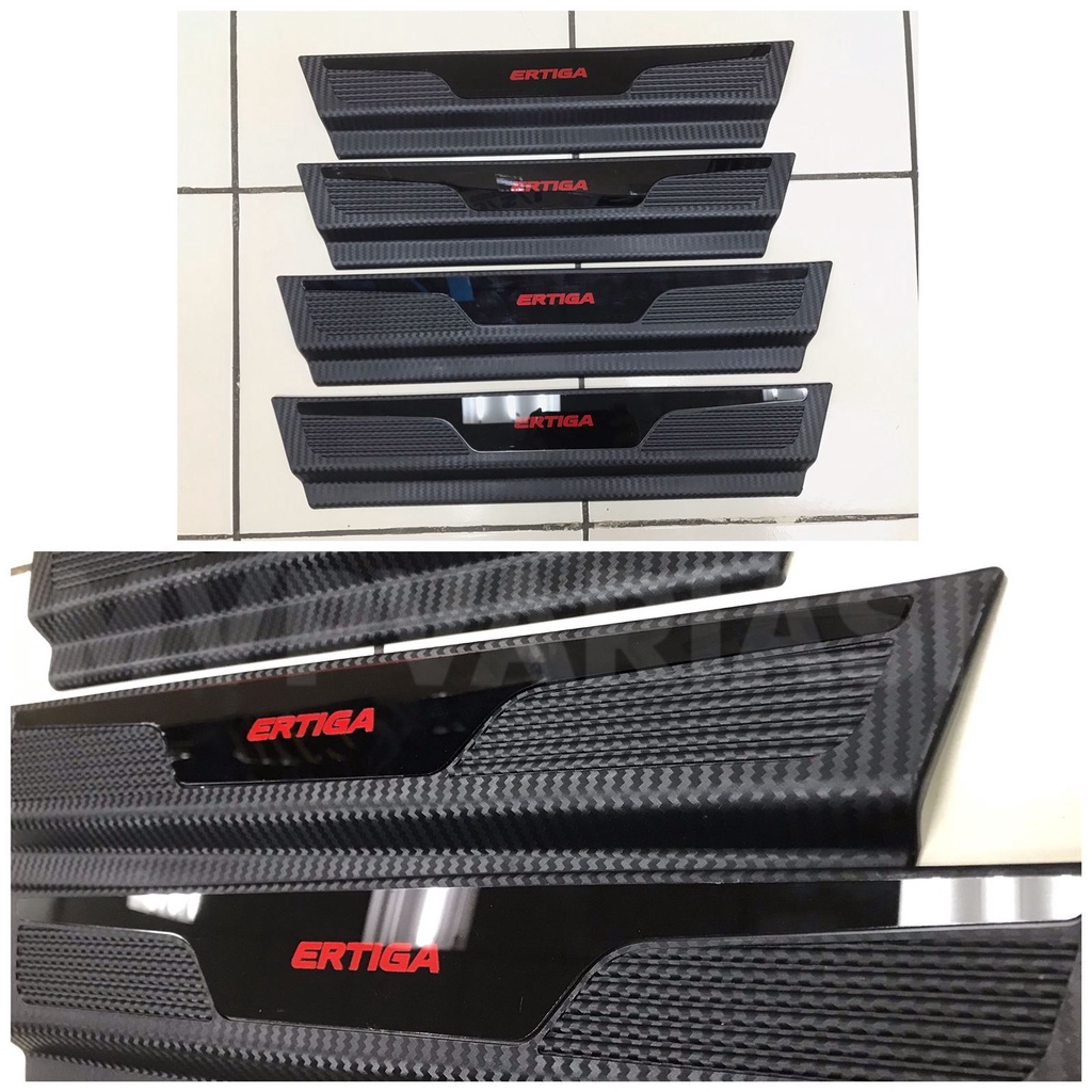 sil sill plate sillplate samping side scuff plate Ertiga 2021 exclusive carbon JSL