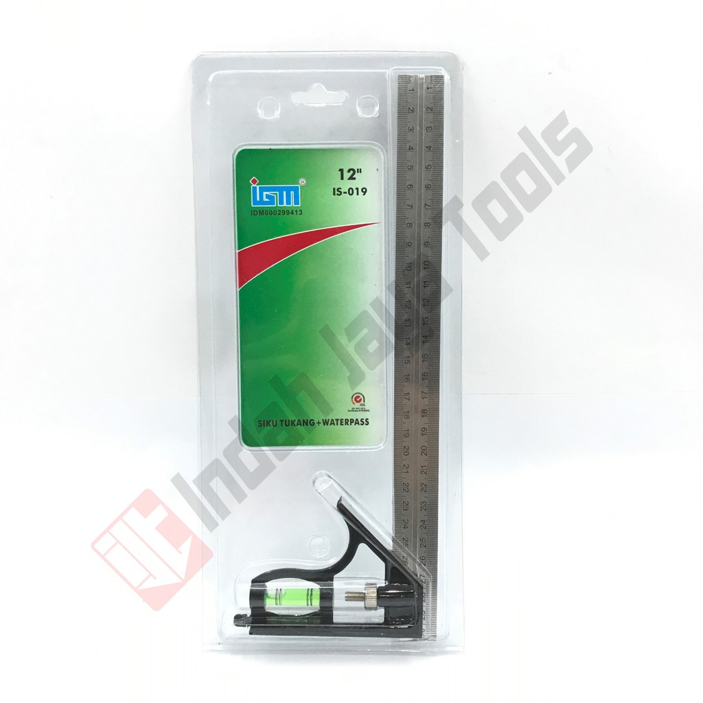 MURAH PROMO Combination Try Square - Penggaris Siku Tukang Serbaguna Waterpas