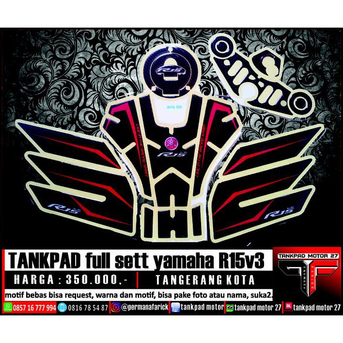 Tankpad Full New R15 V3 Vva