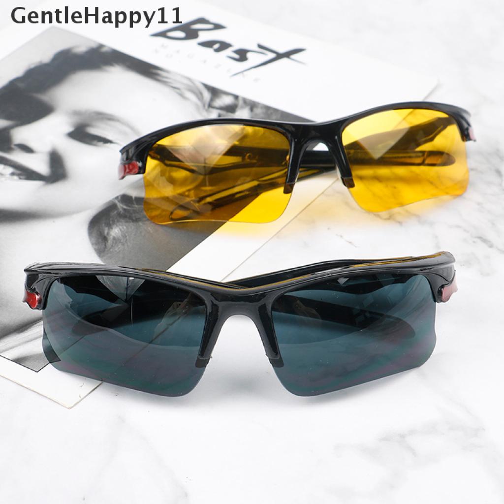 Gentlehappy 1Pc Kacamata Polarized Anti Silau Goggles Glasses Night Vision Kacamata Berkendara