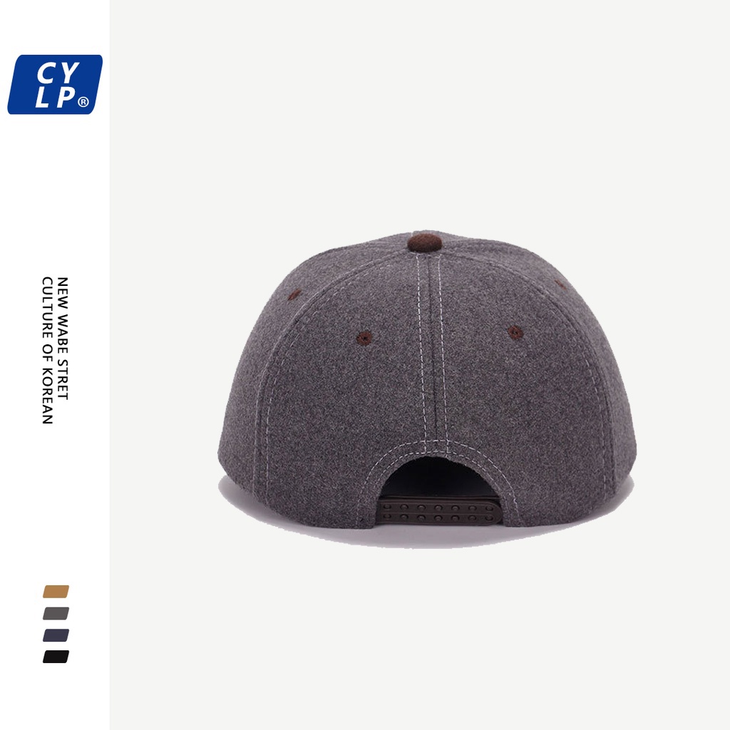 L7 Topi Baseball Bahan Korduroi Warna Blok Gaya Casualhip Hop Untuk Priawanita