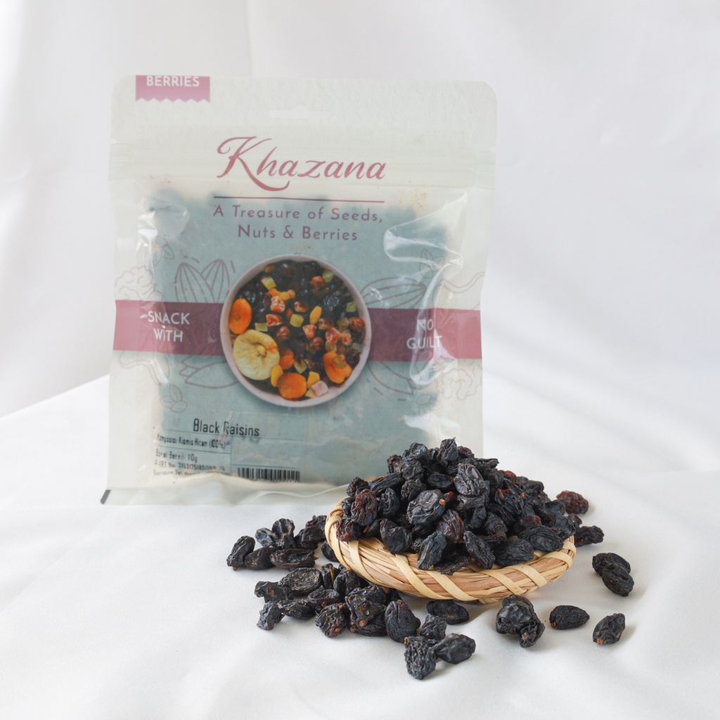 

Khazana Black Raisins / Kismis Hitam