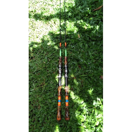 pancing udang / ikan bahan gagang kayu nibung.