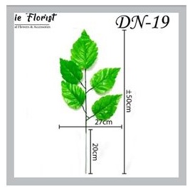 DN 19 / Daun Artificial (1 Bal 12 Pcs)