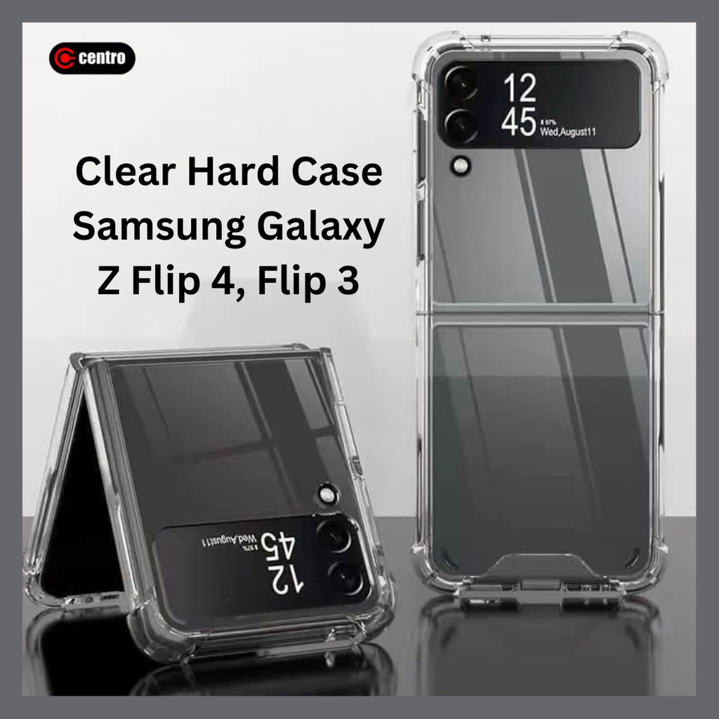 Transparant Hard Case Samsung Galaxy Z Flip 4, Flip 3