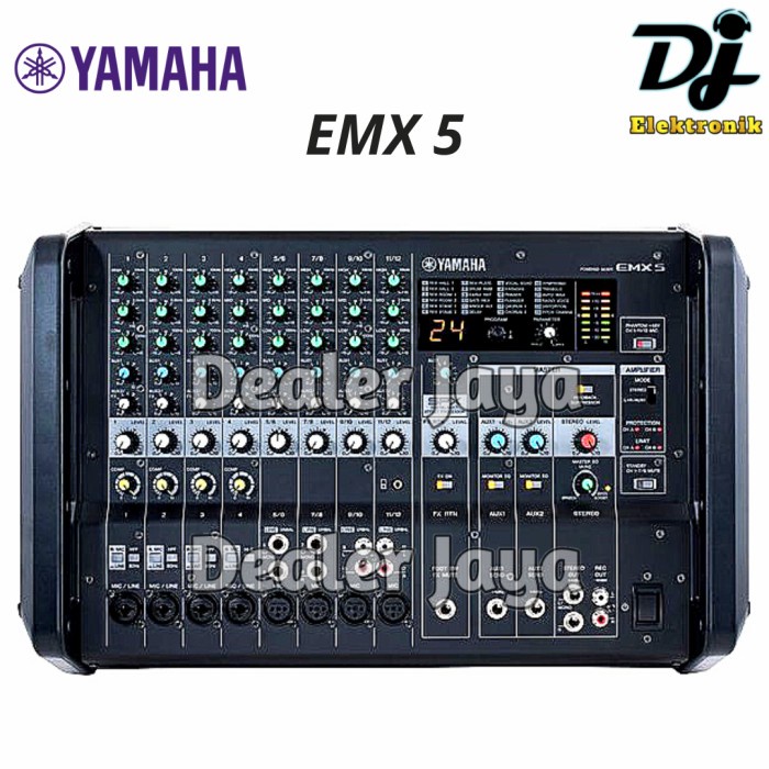 Jual Power Mixer Yamaha EMX 5 / EMX5 12 channel Shopee Indonesia