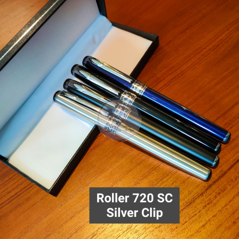 

Pen Rollerball Model 720 Elegan, Pen Souvenir Kit Bisa Custom Laser Grafir