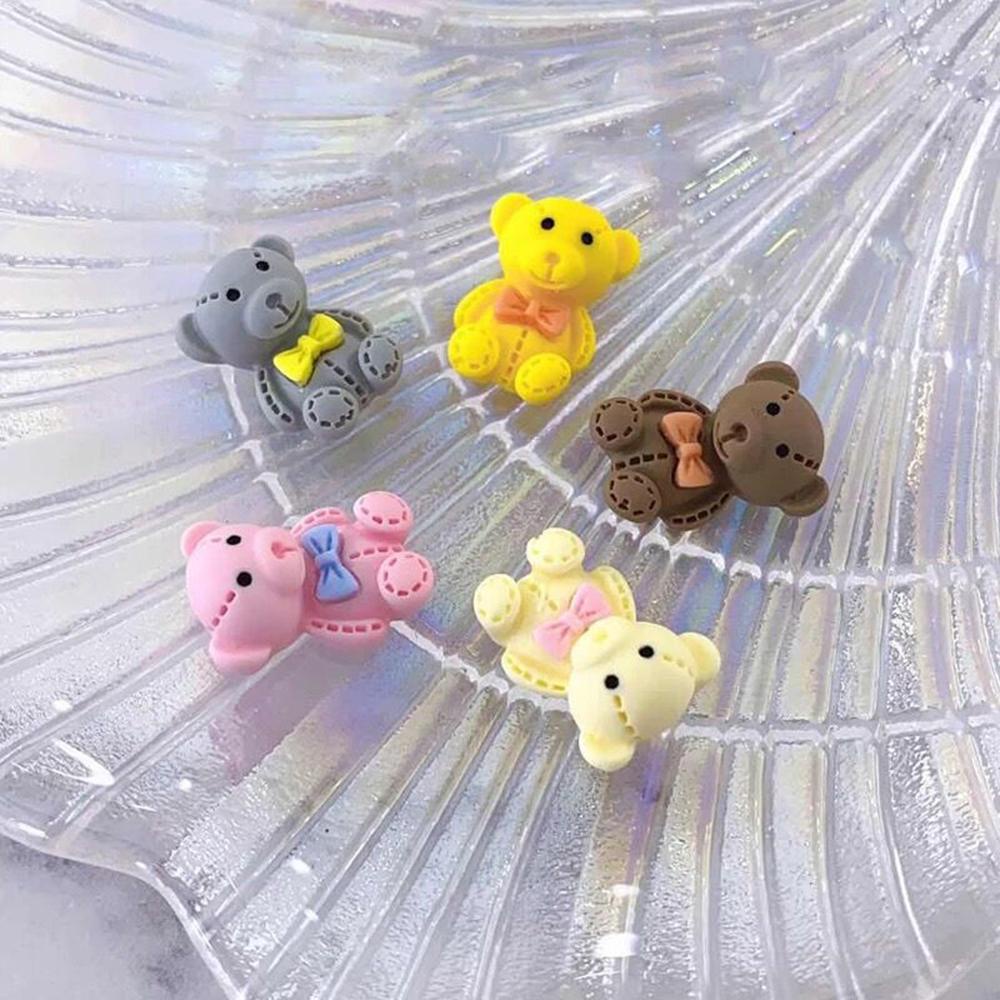 Agustina Dekorasi Nail Art 3D 13 * 18MM OrnamentscJapanese Style Resin Bear Manicure Designs