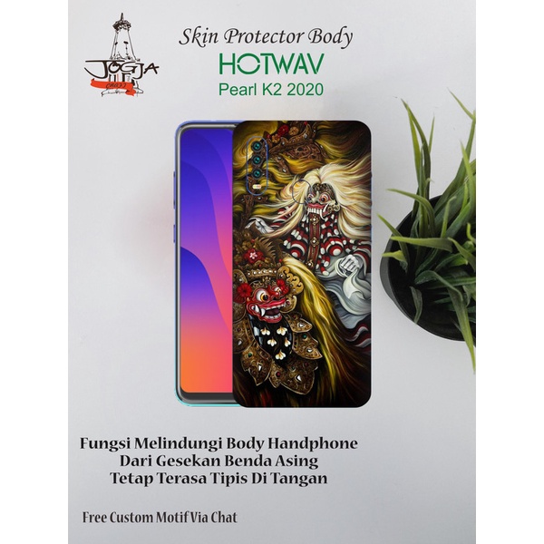 Garskin HP Hotwav Pearl K2 2020 Motif barong - Free Custom Motif Via Chat