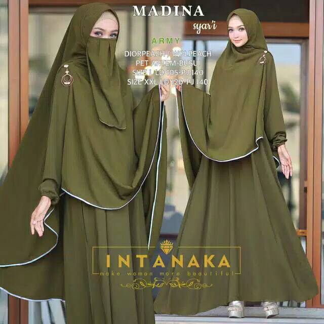 Gamis syari + cadar