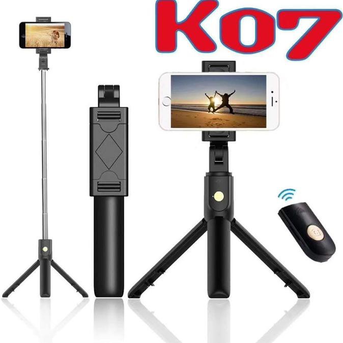K07 TONGSIS MONOPOD TRIPOD TONGSIS BLUETOOTH TRIPOD REMOTE SELFI STICK
