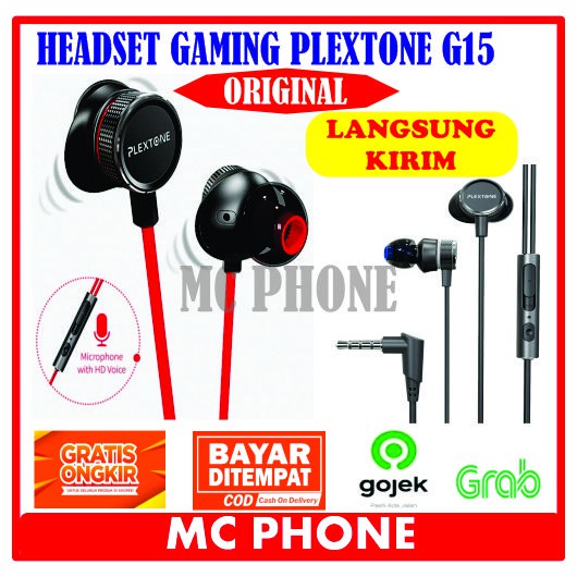 PLEXTONE G15 GAMING EARPHONE HAMMERING BASS ORIGINAL