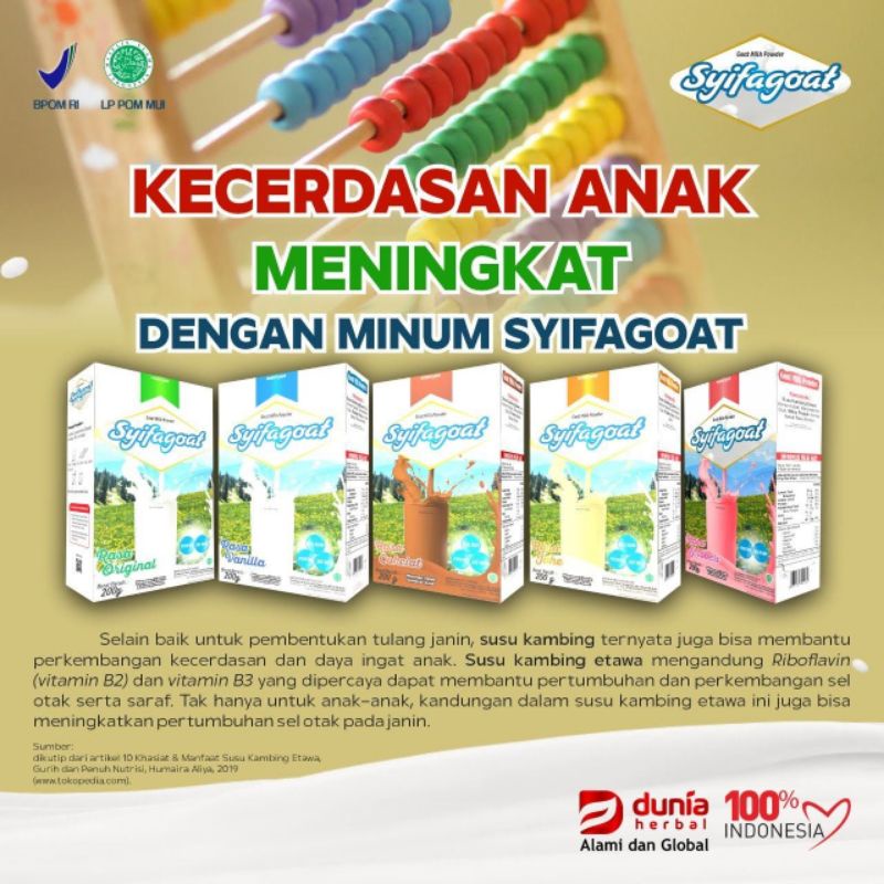 

Susu Syifagoat||untuk usia 1 tahun ke atas sampai lansia