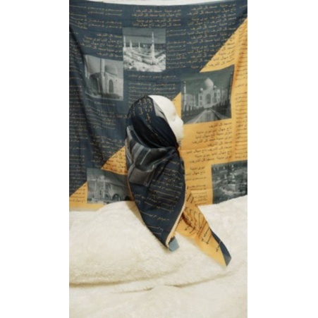 HIJAB KORAN ARAB KEKINIAN/HIJAB MOTIF KORAN ARAB
