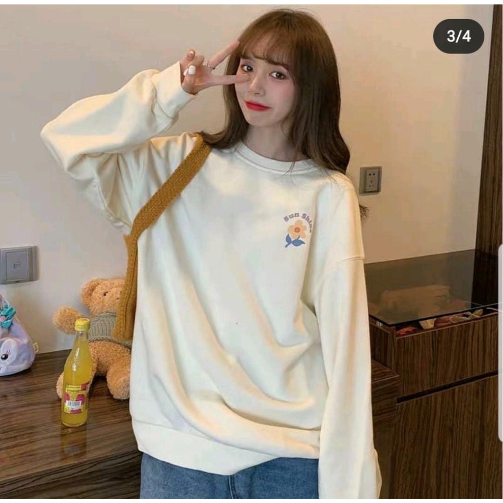 Sunshine Sweater / Sweatshirt Harajuku / hoodie korea / sweater korea / jaket korea / sweater lucu /